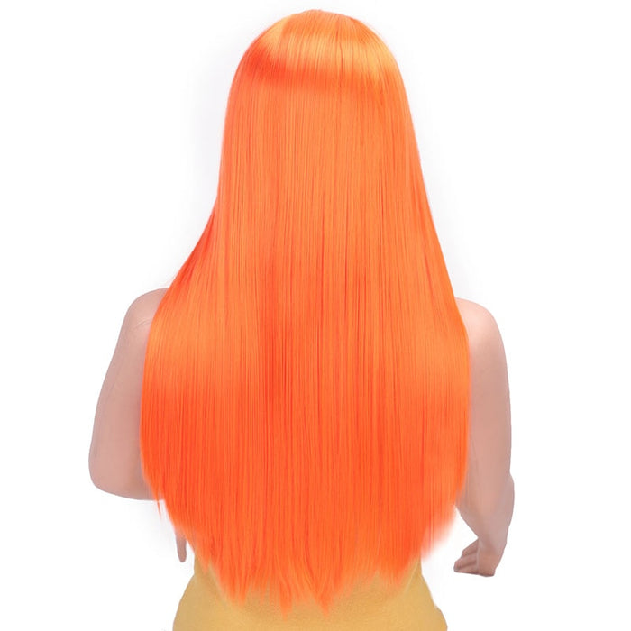 Synthetic Straight Hair Wig (Multi Color)