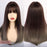 Synthetic Dark Root Hair Wig