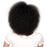 Synthetic Afro Wig for Women African Dark Brown Black Red Color Yaki Straight Short Wig Cosplay Hair