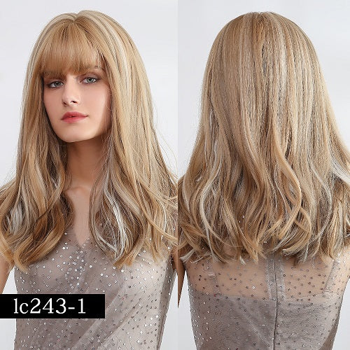 Synthetic Dark Root Hair Wig