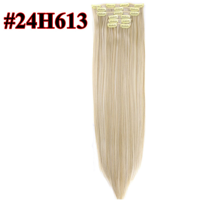 Clip In Straight Synthetic Hair Extension