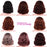 MISS WIG Short Water Wave Synthetic Hair 8Colors  Available Wig For Women Heat Resistant Fiber Daily False Hair