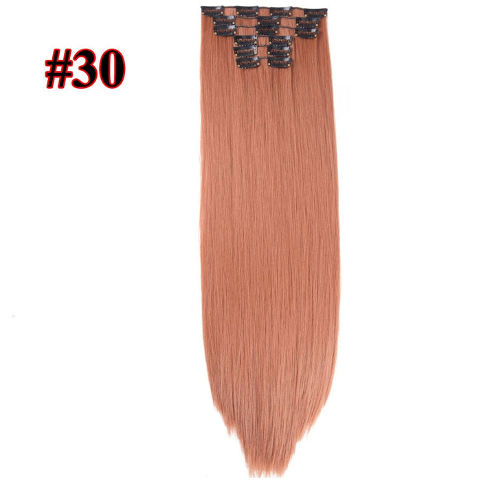 Clip In Straight Synthetic Hair Extension