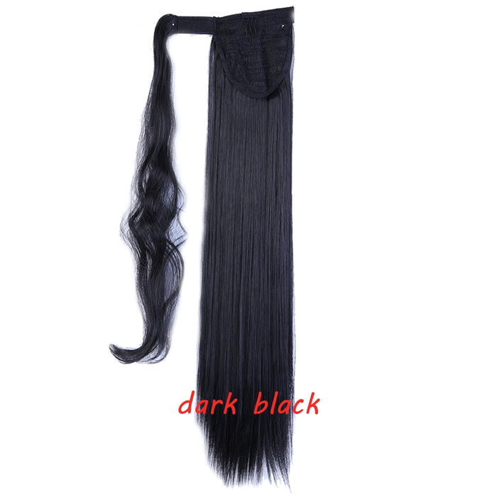 Clip In Long Curly Synthetic Hair Extension