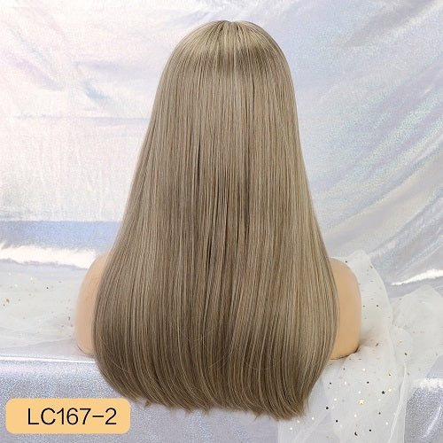 Synthetic Dark Root Hair Wig