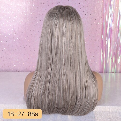 Synthetic Dark Root Hair Wig