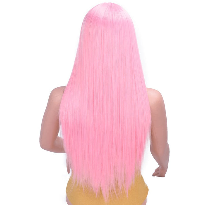 Synthetic Straight Hair Wig (Multi Color)