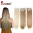 Leeons 16 colors 16 clips Long Straight Synthetic Hair Extensions Clips in High Temperature Fiber Black Brown Hairpiece