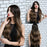 Synthetic Dark Root Hair Wig