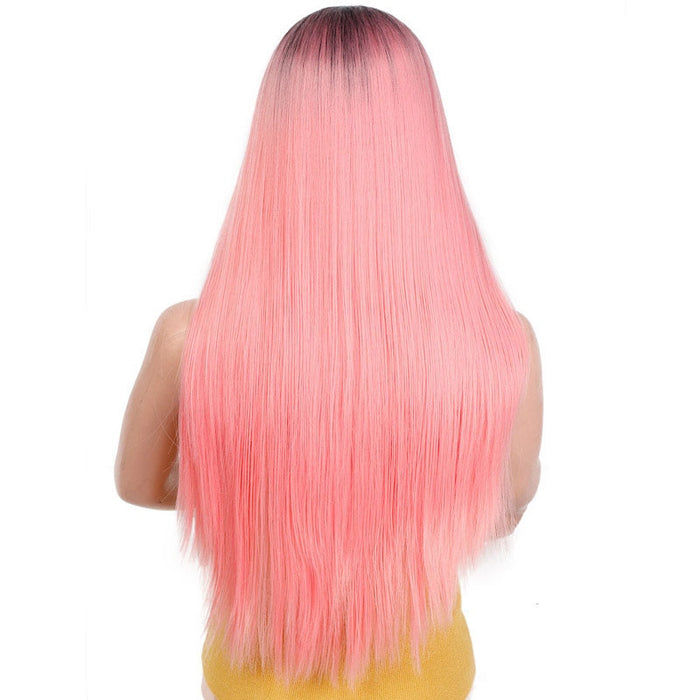 Synthetic Straight Hair Wig (Multi Color)