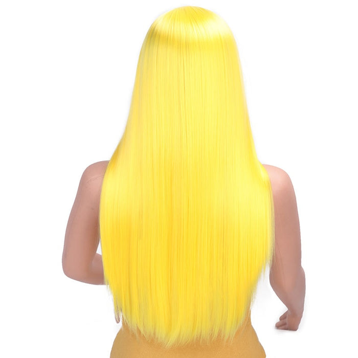 Synthetic Straight Hair Wig (Multi Color)