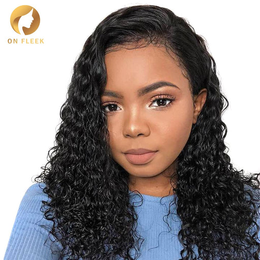 Curly Human Hair Lace Front Wig